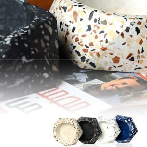Hexagon Terrazzo Ashtray